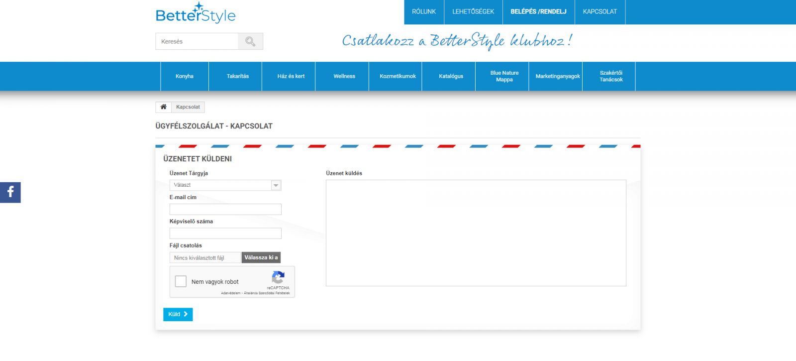 Betterstyle ügyfélszolgálat