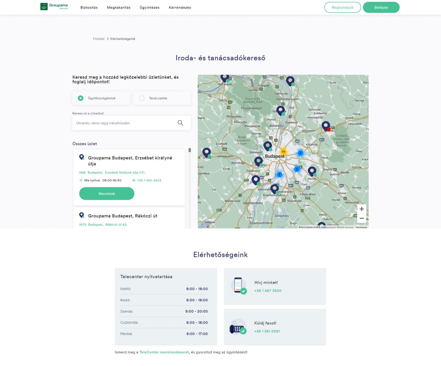 Groupama ügyfélszolgálat
