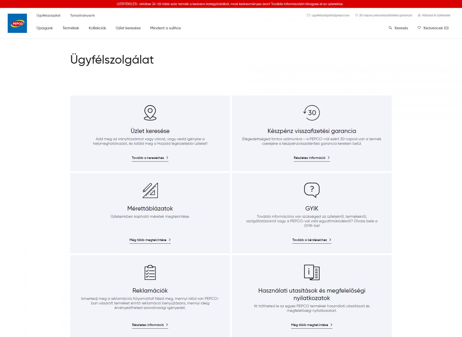 Pepco ügyfélszolgálat